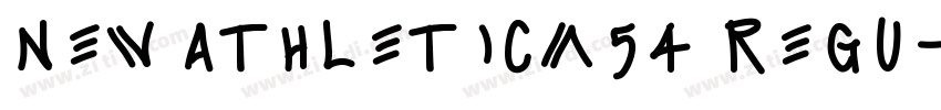 NEW ATHLETICM54 REGU字体转换